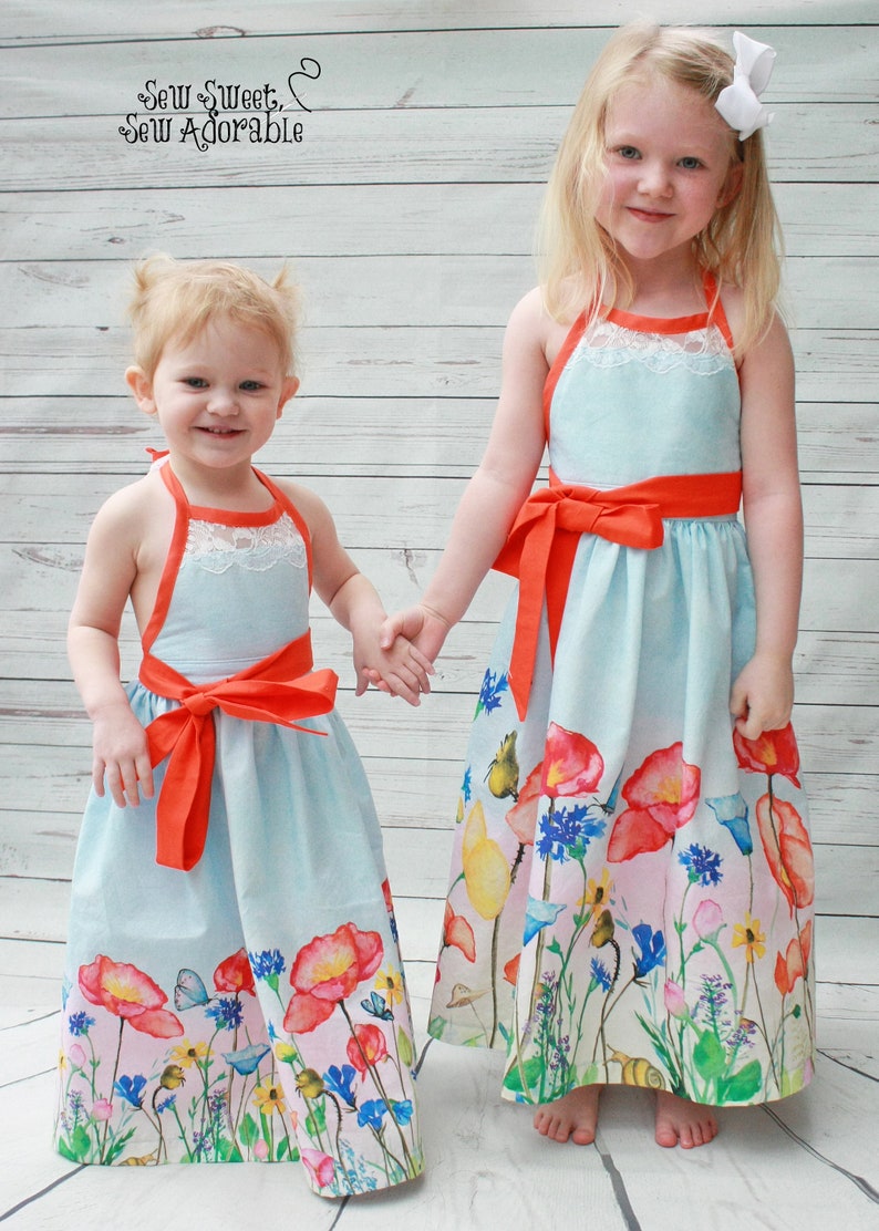 Toddler Maxi Dress Flower Girl Dress Lace Dress Girl/'s Easter Dress Girl/'s Floral Maxi Dress Girl/'s Maxi Dress Girl/'s Floral Dress