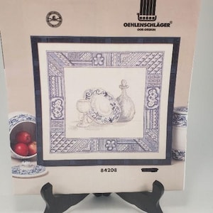 Oehlenschlager Collection Cross Stitch Pattern. Fine China Plate. 84208.