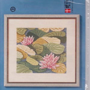 Oehlenschlagerコレクションのクロスステッチパターン。睡蓮。02011。