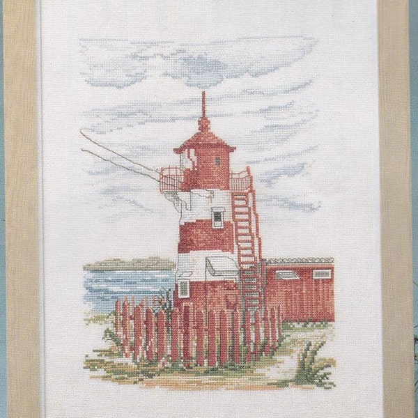 Modèle de point de croix de la collection Oehlenschlager. Phare. 84243.