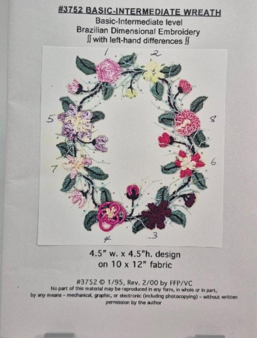 Motif brésilien. « Couronne brésilienne ». 3752.