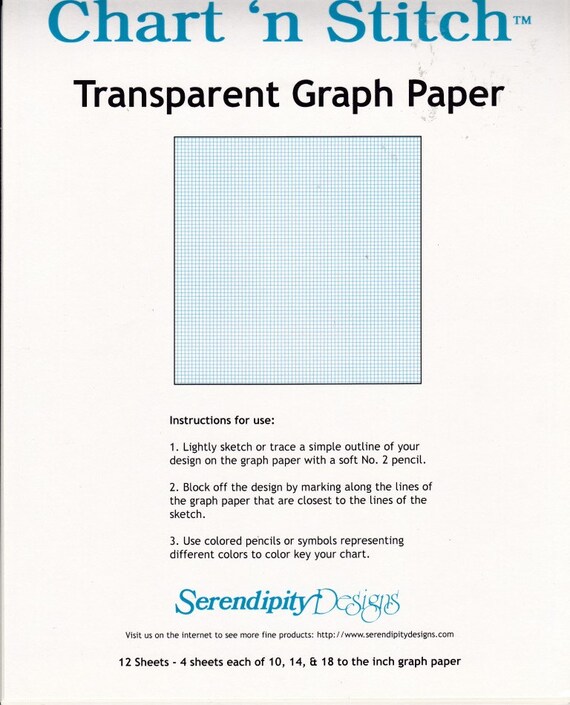 chart n stitch transparent graph paper gp 1 etsy graph paper outline