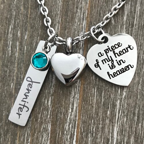 Loss of Son Necklace Memorial Jewelry Son Memorial Gift Etsy