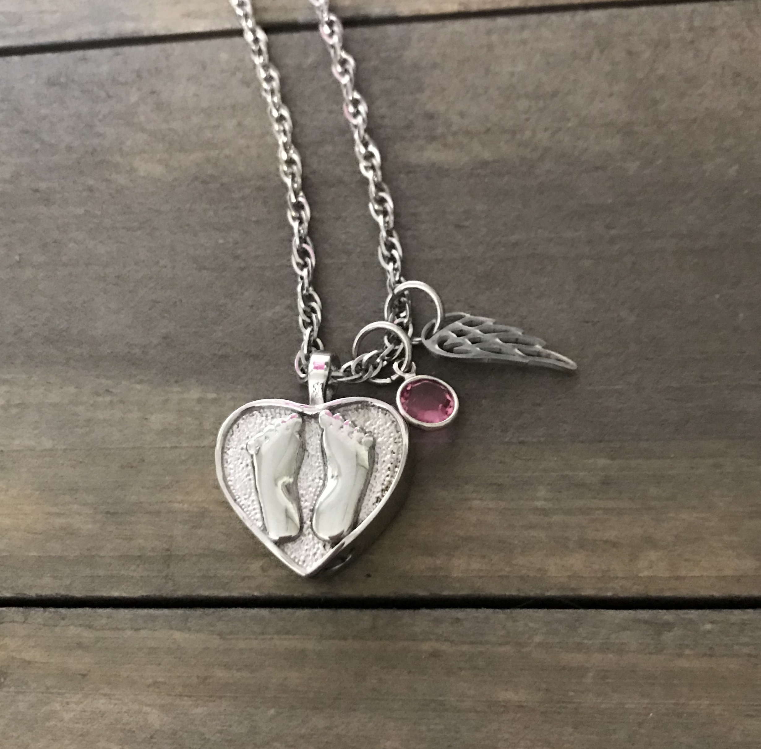 Memorial urn necklace, personalized birthstone memorial necklace, loss