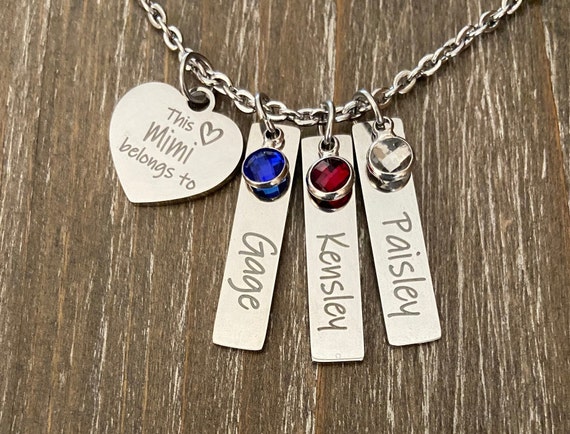 Mimi 2024 birthstone necklace