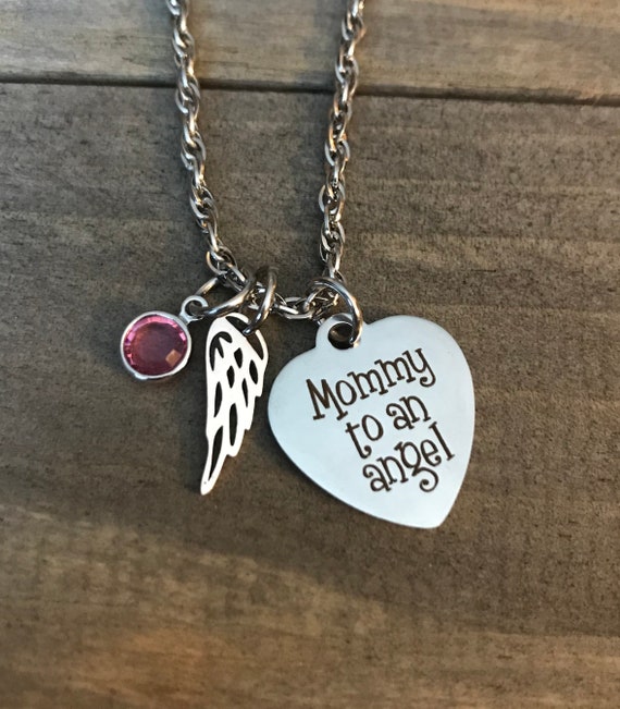 Baby memorial hotsell necklace