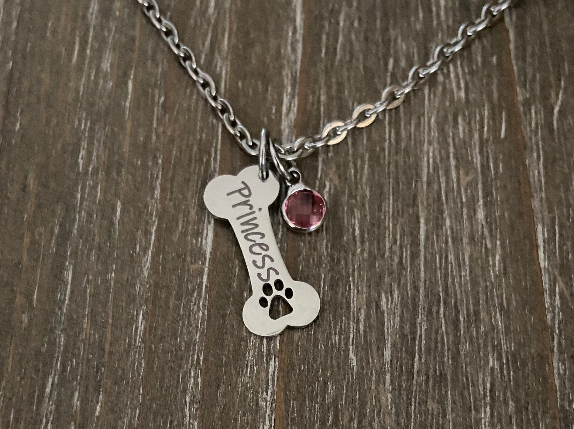 Dog Bone Necklace personalized dog Necklace with name Memorial