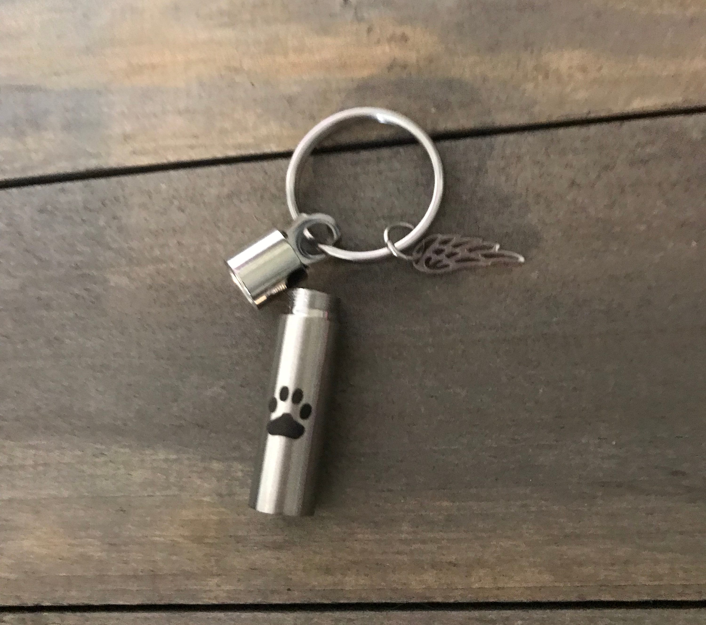 Pet cremation jewelry pet urn ashes Keychain pet memorial Key chain