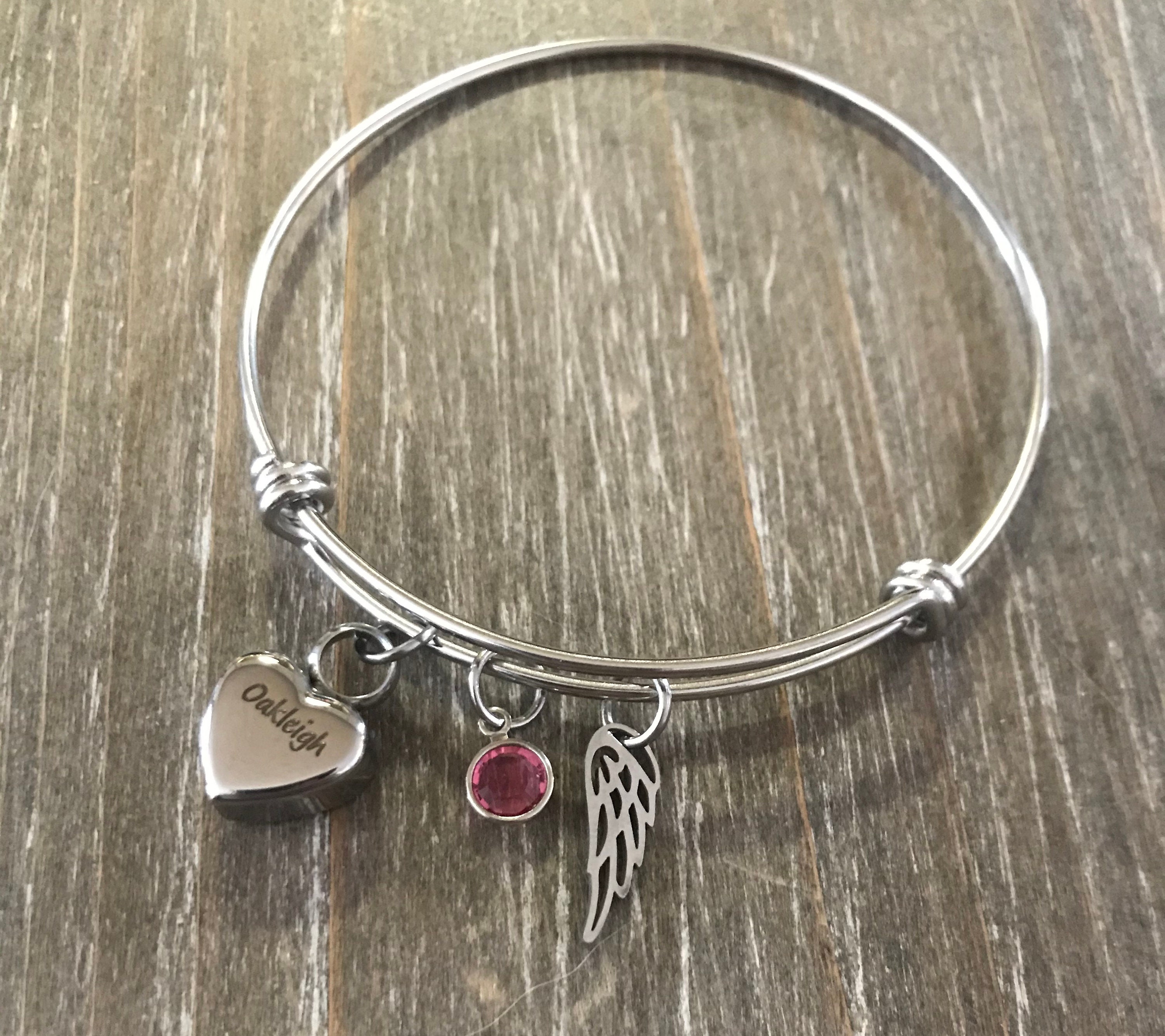 URN BRACELET, Cremation Bracelet Loss of Grandma Bracelet, Bereavement jewelry Remembrance loss
