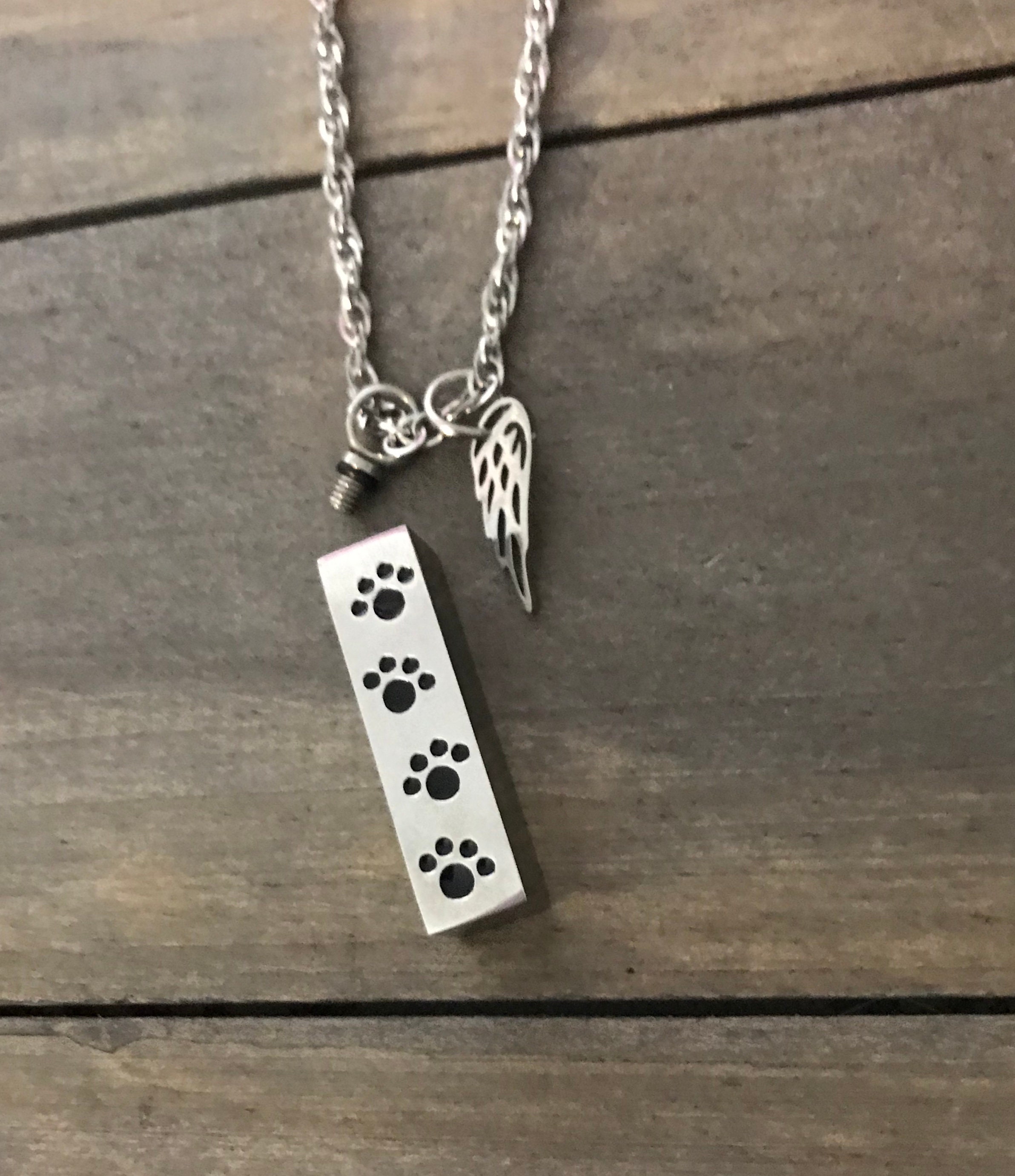 Pet cremation jewelry pet urn ashes necklace pet memorial necklace