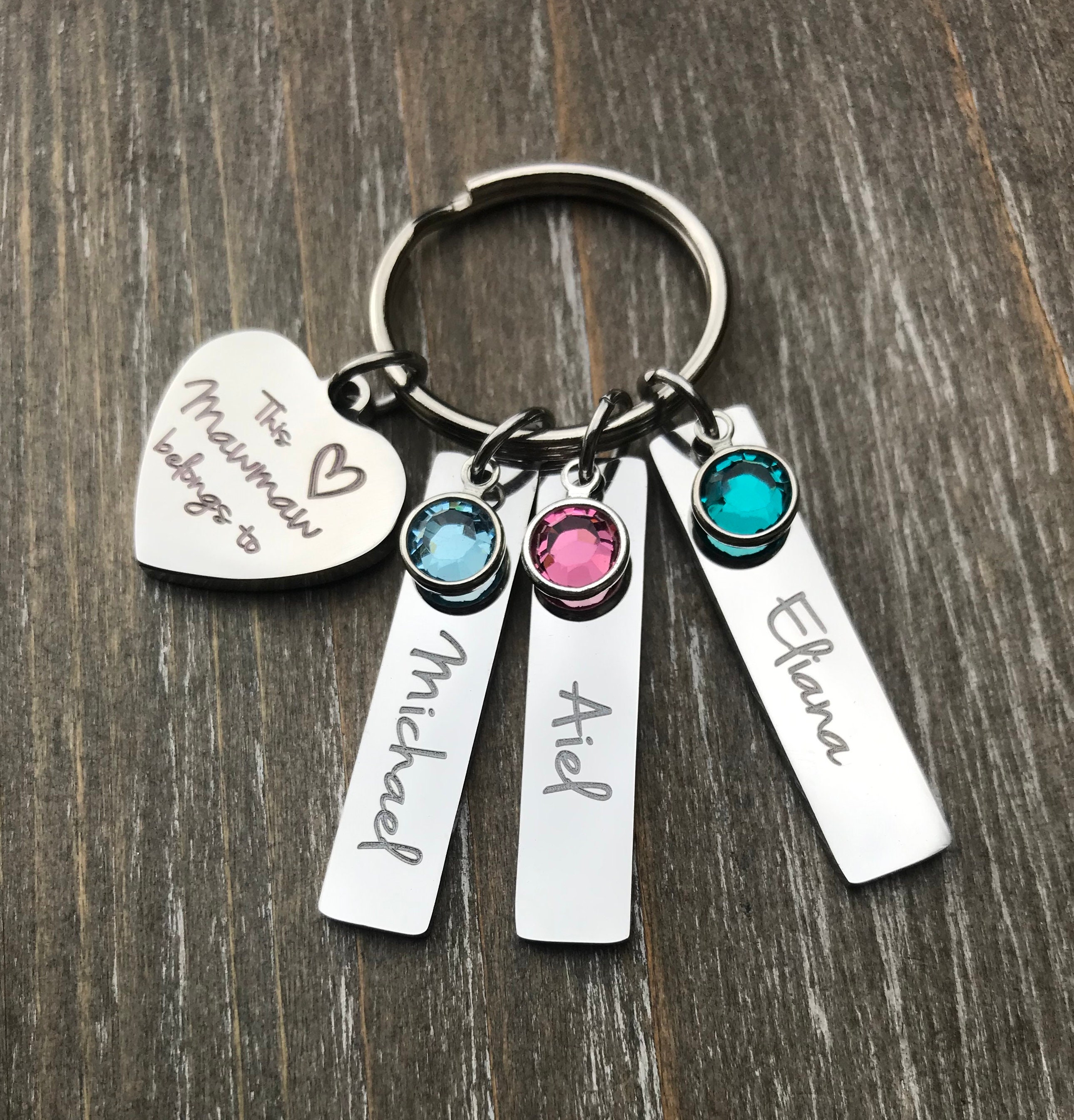 Mawmaw Key chain Gift / Mawmaw jewelry / children’s name Keychain