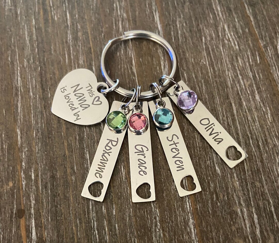 Custom Nana Key Chain / Nana Jewelry / Nana Keychain / Personalized