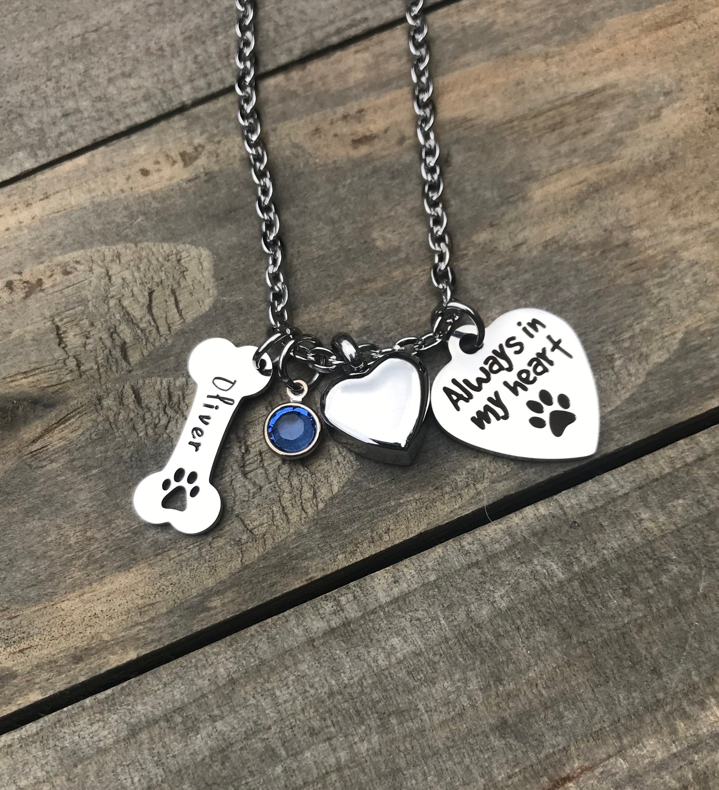 Pet cremation jewelry pet urn ashes necklace pet memorial necklace