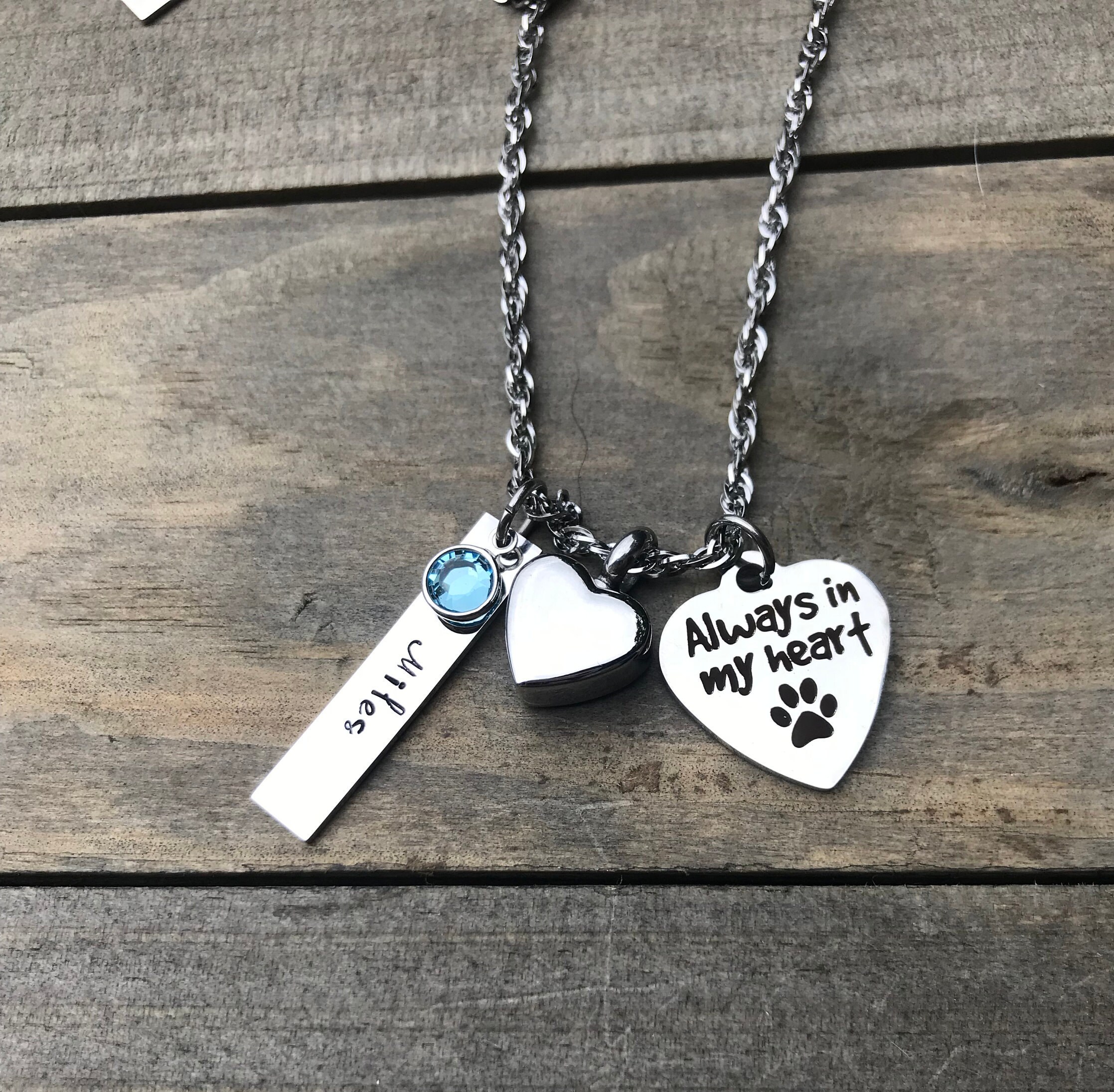 Pet cremation jewelry pet urn ashes necklace pet memorial necklace