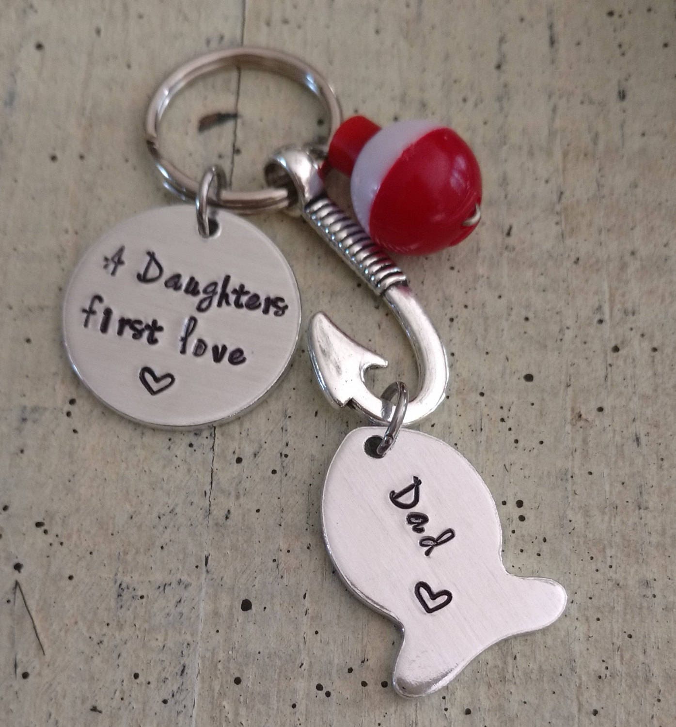 daddy a daughter's first love keyring