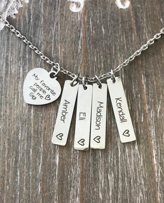Gigi sale necklace etsy