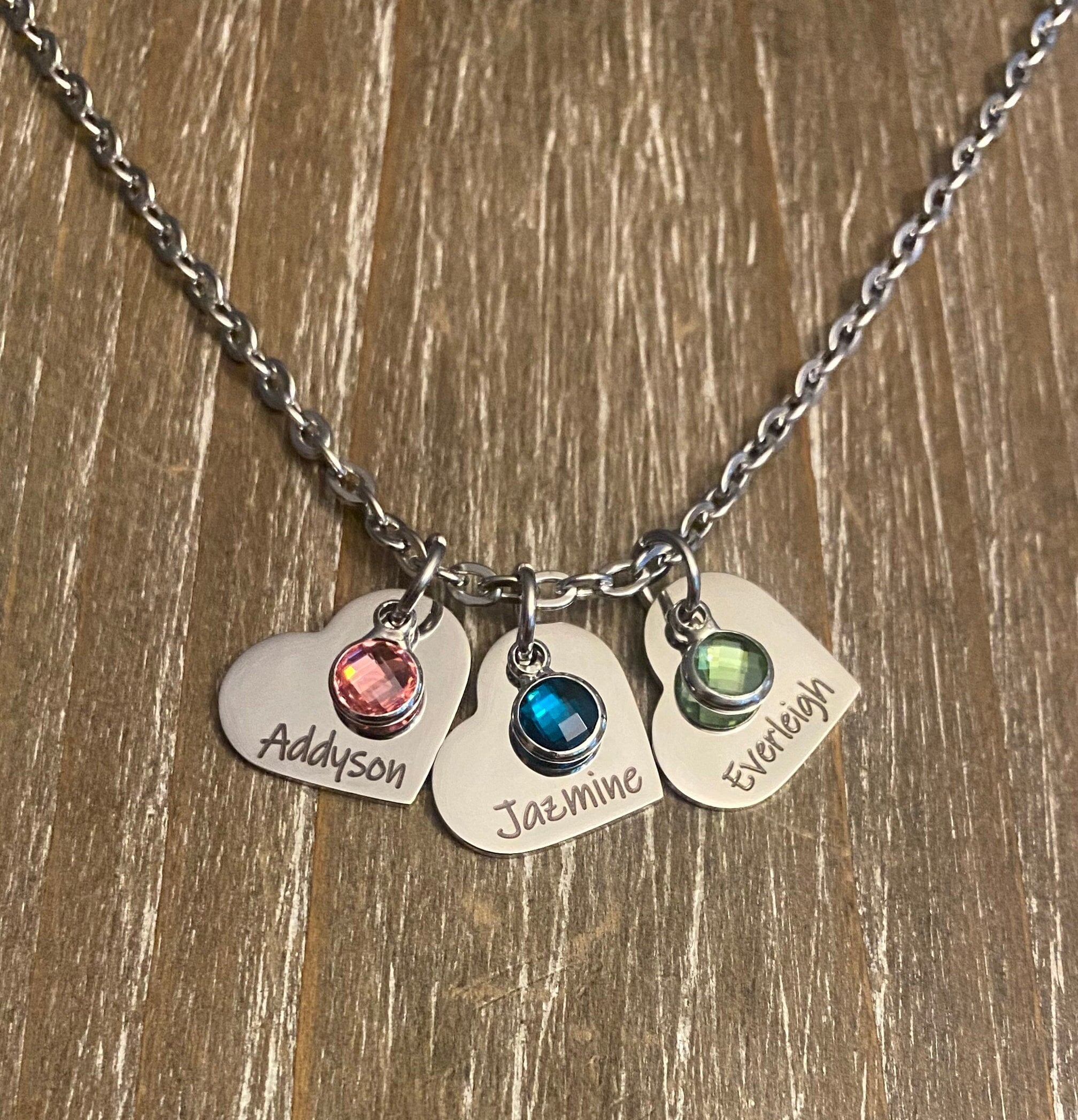 Personalized Gemstone Pendant Necklace – Yifat Bareket Jewelry Designs