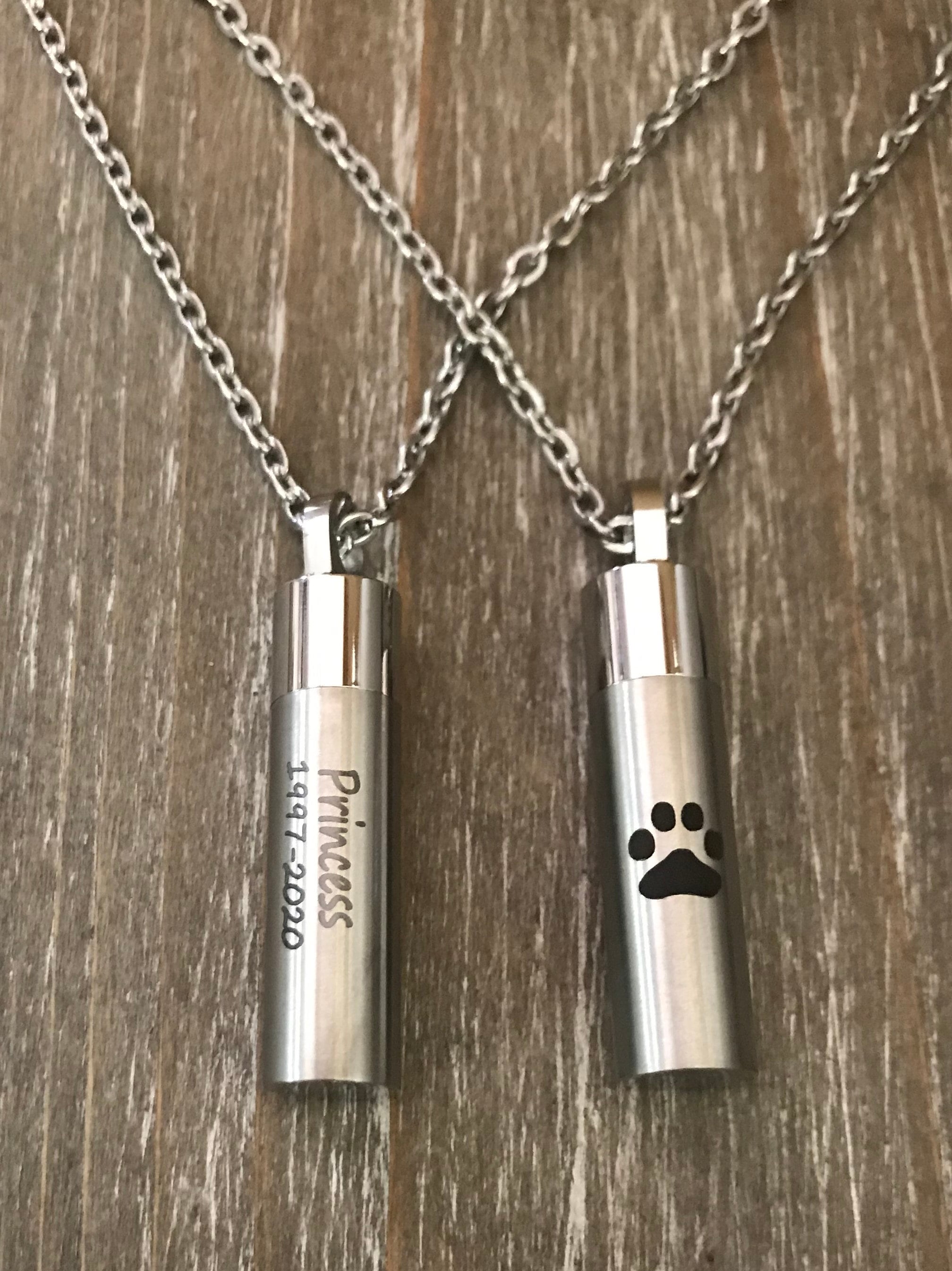 Pet cremation jewelry pet urn ashes necklace pet memorial necklace