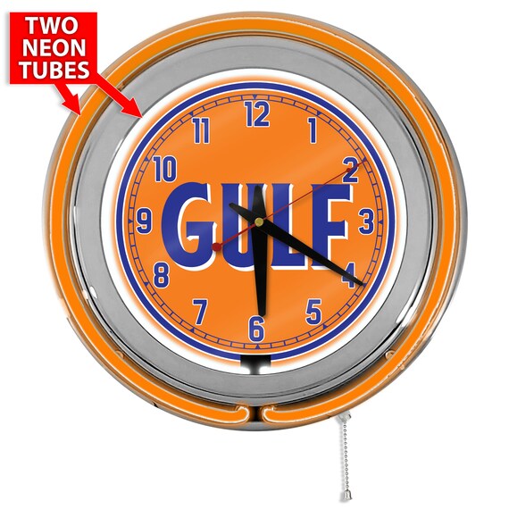 Home Decor Tennessee Volunteers 15 Double Ring Neon Wall Clock