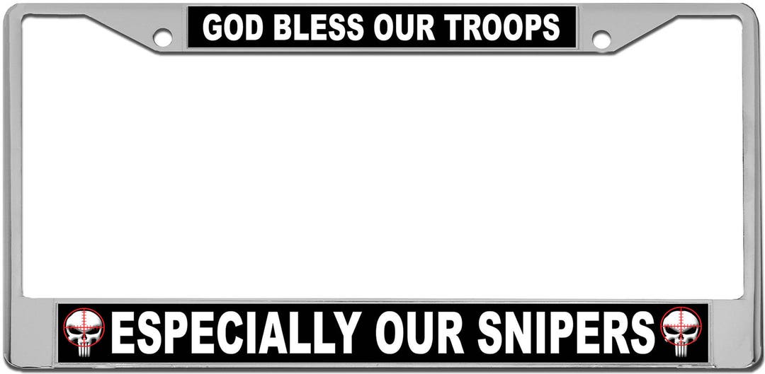 God Bless Our Snipers - Army Soldier - Car Window Vinyl Decal Sticker #09003