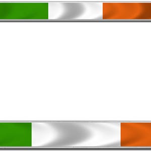 Ireland Flag Patriotic License Plate Frame