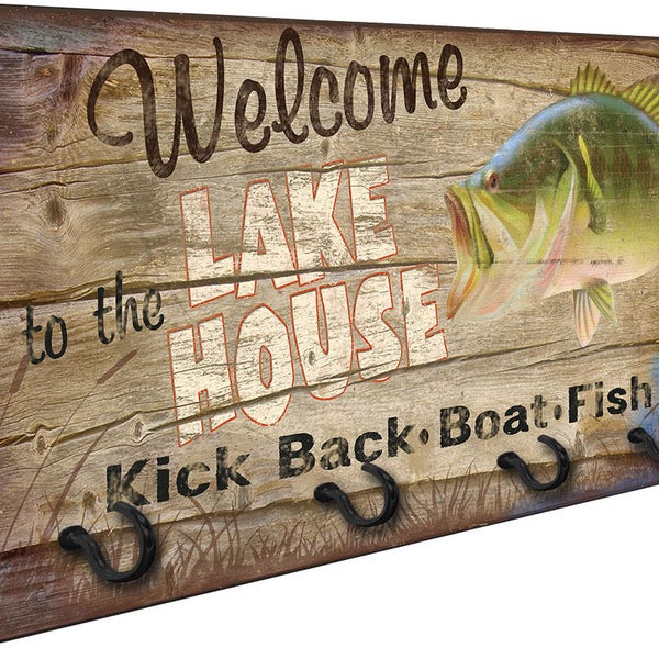 Lake House Key Rack Etsy
