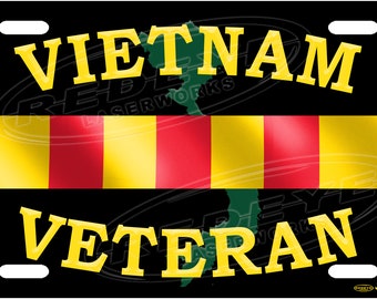 Vietnam Veteran License Plate Tag