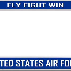 USAF United States Air Force License Plate Frame