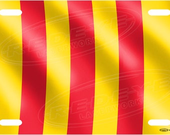 Vietnam Veteran Service Flag License Plate Tag