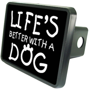 Dog Owner Trailer Hitch Cover