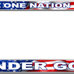 USA Patriotic License Plate Frame