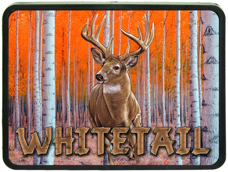Whitetail Deer Trailer Hitch Cover Etsy