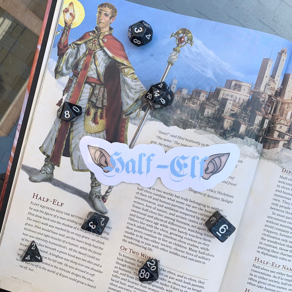 DnD Dungeons and Dragons D&D Players Handbook Race Etsy
