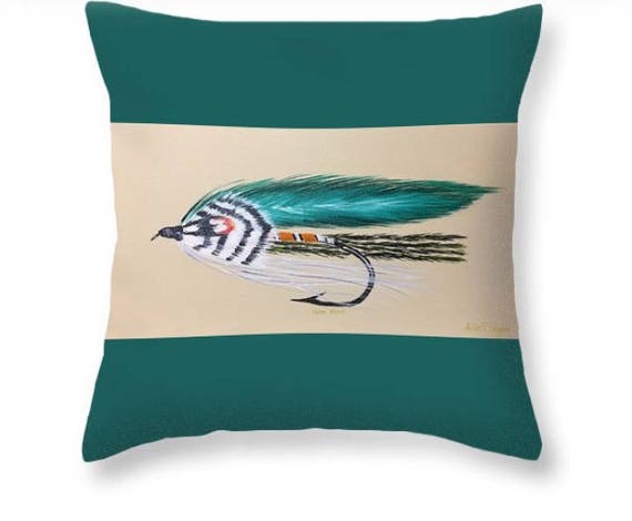 US vendeur Décoration Oreillers Pêche à La Mouche Housse de coussin