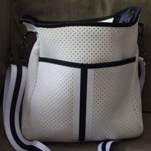 Large Neoprene Crossbody Purse/Tote/Designer Bag