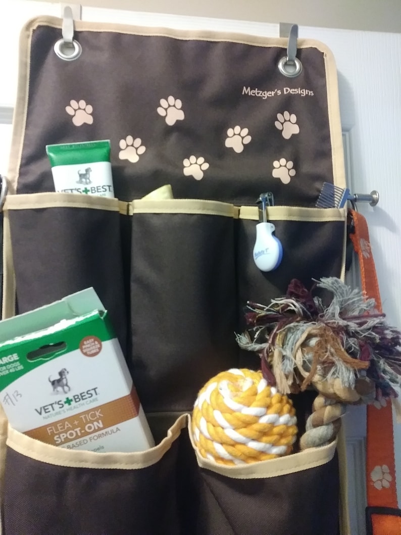 Hanging Pet Organizer for Dog/Cat Supplies Fits over any Etsy