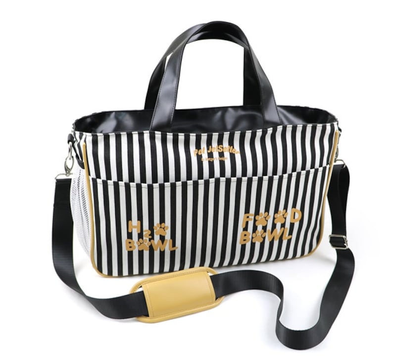 Personalized Dog Travel Bag Dog Overnight Bag with Labeled Etsy