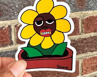 Bloom Flower Sticker