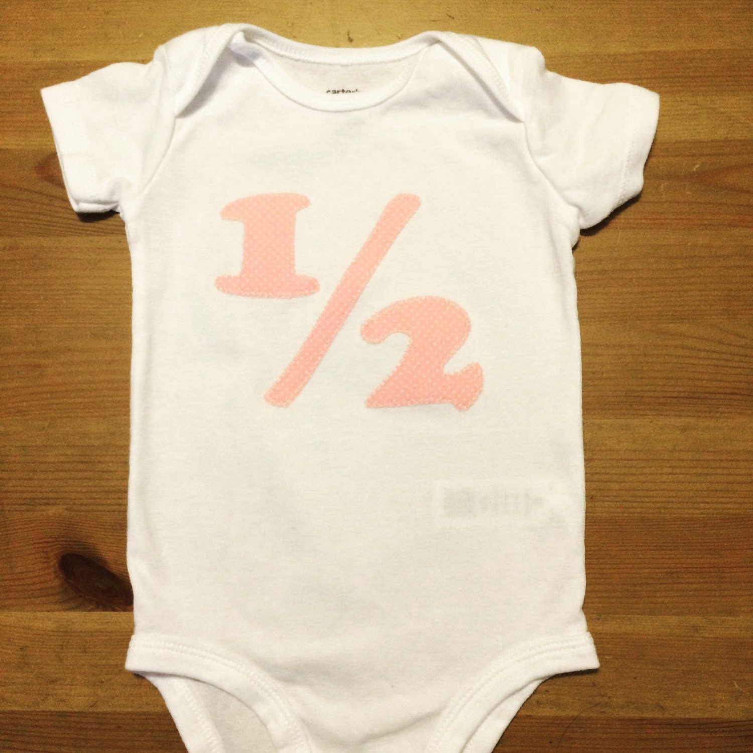 Half Birthday Bodysuit 1/2 Birthday Bodysuit 6 Month Etsy España