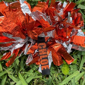 Pom Pom Tags (Sold as a Set)  Cheerleader or Dance