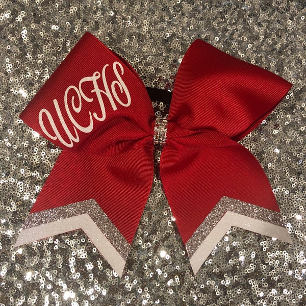 Cheer Bow Personalized in your school colors and choice of name