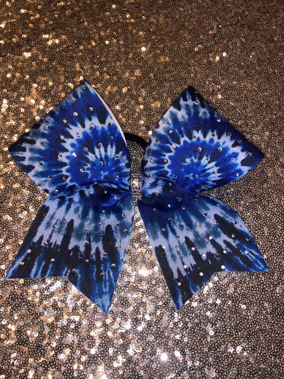 tie dye cheer bow