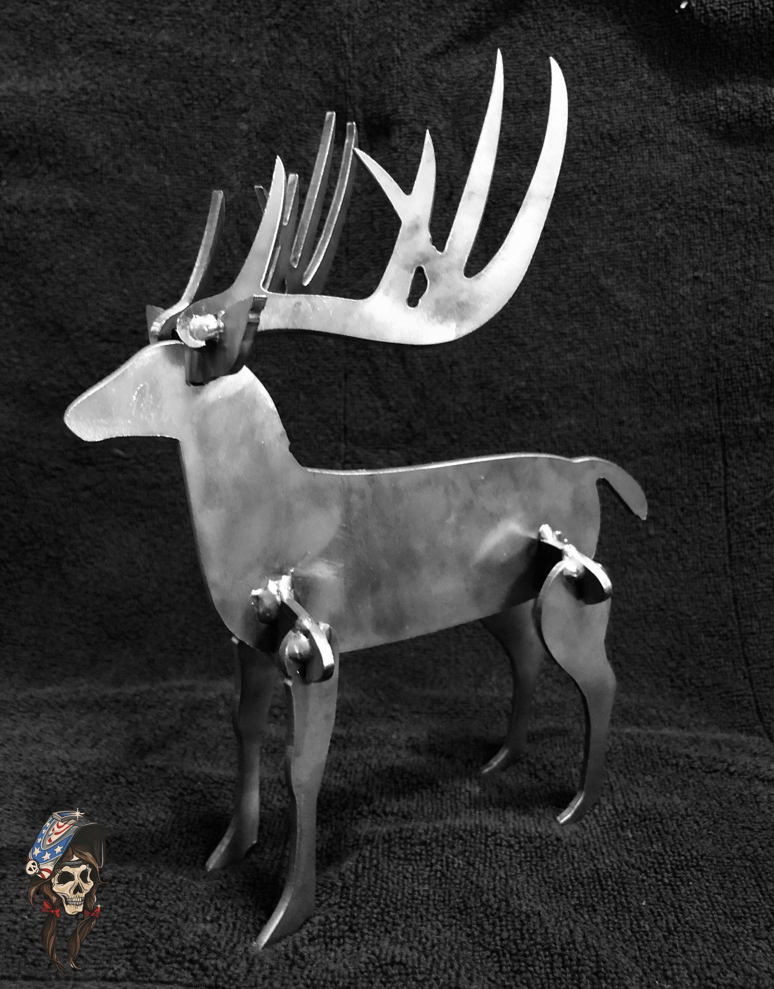 Deer Metal Art Sculpture Welding Kit Monster Buck 10 point Etsy