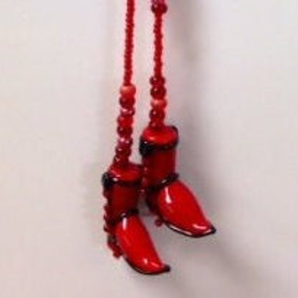 Cowboy Boot Rear View Mirror Etsy