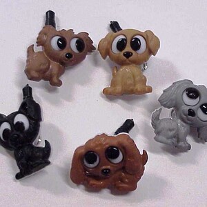Playful Puppies eCharm Dust Plug Set for Cell Phone eReader PC Pad or any eDevice, Ear Phone Charm, Dust Plug Charm