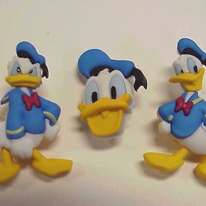 Donald Duck eCharm Dust Plug Set for Cell Phone eReader PC Pad or any eDevice, Ear Phone Charm, Dust Plug Charm