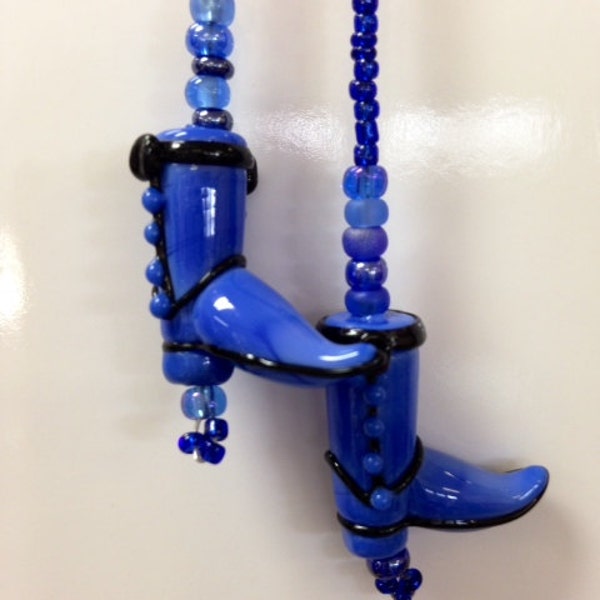 Cowboy Boot Rear View Mirror Etsy