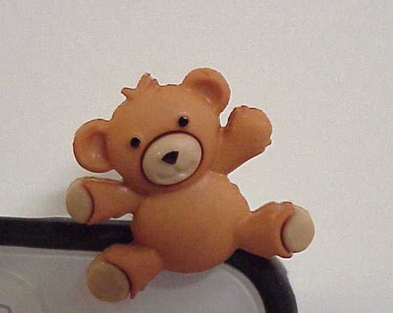 Ear Phone Charm Dust Plug Charm Stuffed with Love Bears eCharm Dust Plug Set for Cell Phone eReader PC Pad or any eDevice