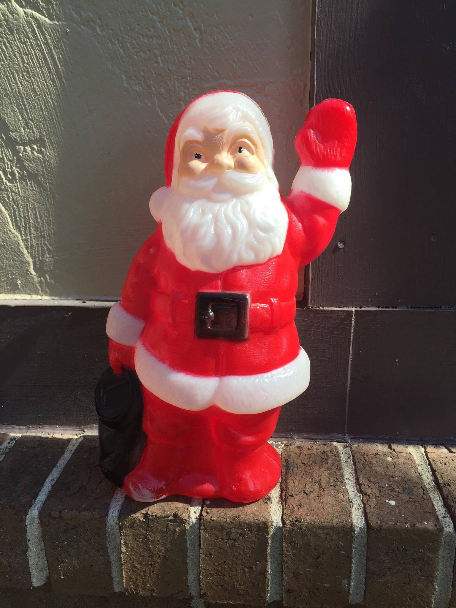 Christmas TPI santa claus blow mold yard decor plastic