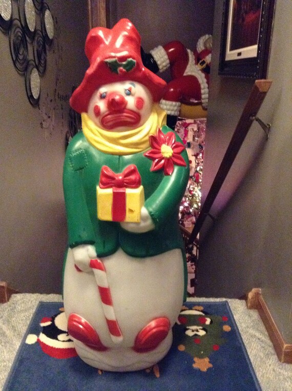 Christmas Blow Molds >> Rare Christmas Green Coat Hobo Snowman Blow Mold Yard Etsy Christmas Blow Molds >> Rare Christmas Green Coat Hobo Snowman Blow Mold Yard Etsy